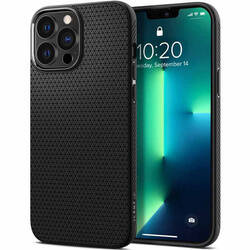 Spigen Liquid Air - Etui do iPhone 13 Pro Max (Czarny) (ACS03201)