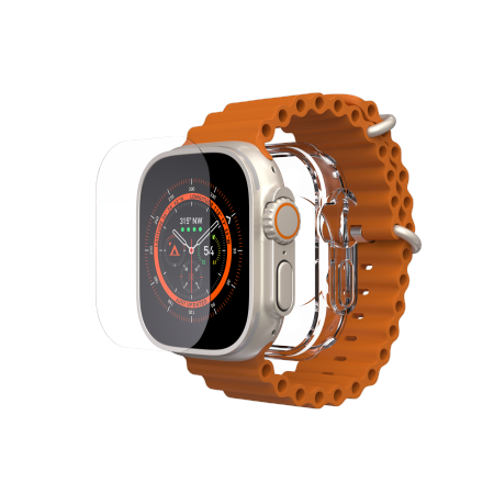 ZAGG InvisibleShield Flex 360 bundle -  obudowa ochronna oraz folia ochronna do Apple Watch Ultra / Ultra 2 (49mm) (200510419)