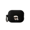 Karl Lagerfeld Silicone NFT Karl Head 3D - Etui AirPods Pro 2 (czarny) (KLAP2RUNIKK)