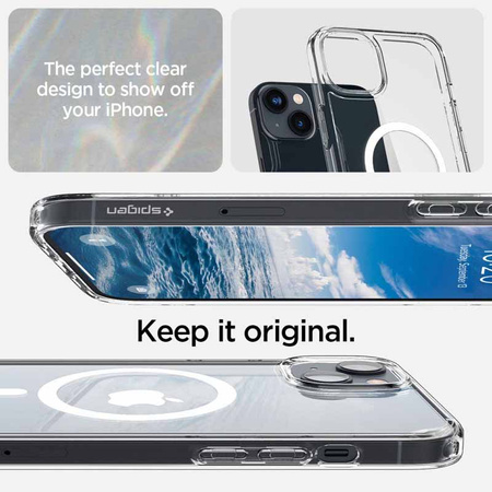 Spigen Ultra Hybrid Mag MagSafe - Etui do iPhone 14 (Biały) (ACS05048)