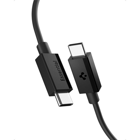 Spigen EB6020CC Essential - Kabel USB-C do USB-C PD 60W 2m (Czarny) (ACA08720)