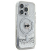 Karl Lagerfeld Liquid Glitter Karl Head MagSafe - Etui iPhone 16 Pro (przezroczysty) (KLHMP16LLGKISGH)