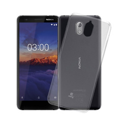 Crong Crystal Slim Cover - Etui Nokia 3.1 (przezroczysty) (CRG-CRSLIM-N31-TRS)