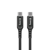 Crong Armor Link - Kabel 60W PD 3A USB-C do USB-C 25cm (czarny) (CRG-AL025USCC-BLK)