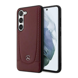 Mercedes Leather Urban Line - Etui Samsung Galaxy S23 (czerwony) (MEHCS23SARMRE)