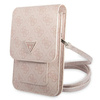 Guess Wallet 4G Triangle Logo Phone Bag – Torba na smartfona i akcesoria (Pink) (GUWBP4TMPI)