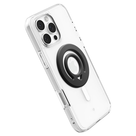 Spigen Dual Pop Mag MagSafe - Magnetyczny uchwyt na palec do telefonu (czarny) (AMP08886)