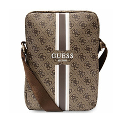 Guess 4G Stripes Tablet Bag - Torba na tablet 10" (Brązowy) (GUTB10P4RPSW)