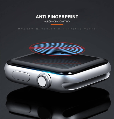 Mocolo 3D Glass Full Glue - Szkło ochronne na ekran Apple Watch 7/8 45 mm (PG6512)