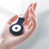 Crong Silicone Case with Key Ring – Etui ochronne brelok do Apple AirTag (granatowy) (CRG-ATS-BLUE)