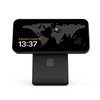 Crong MagSpot Pivot Stand - Ładowarka bezprzewodowa 3w1 z MagSafe do iPhone, Apple Watch i AirPods (czarny) (CRG-MSPS-BLK)