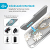 Speck Presidio Lux ClickLock & MagSafe - Etui iPhone 16 Plus (Sunshine Daisies / Clear / Gold) (150749-3257)