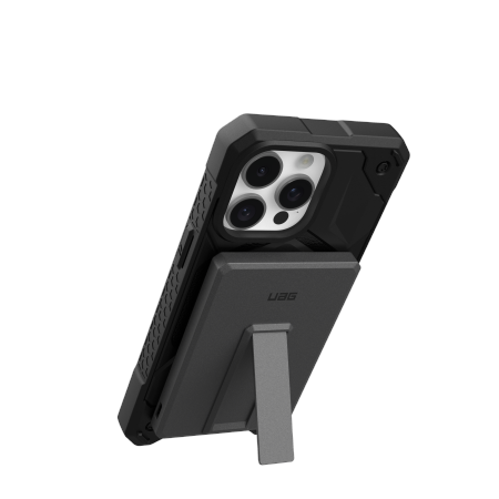 UAG Ultra Slim 5K - powerbank 5000 mAh z podstawką, ładowanie bezprzewodowe 10W, kompatybilny z MagSafe, kabel w zestawie (black/gray) (9B4417114030)