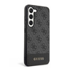 Guess 4G Bottom Stripe Metal Logo Collection - Etui Samsung Galaxy S23 (czarny) (GUHCS23SG4GLGR)