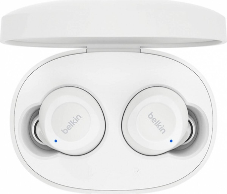 Belkin SOUNDFORM BoltTrue Wireless Earbuds - White Słuchawki bezprzewodowe (AUC009BTWH)