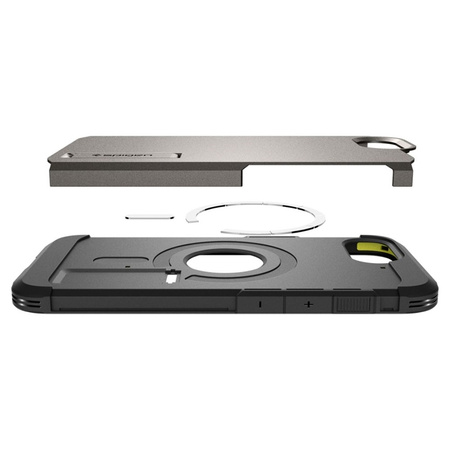 Spigen Tough Armor Mag MagSafe - Etui do iPhone 16e (Gunmetal) (ACS09136)
