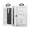 Guess 4G Metal Logo - Etui Samsung Galaxy S23 (szary) (GUHCS23SG4GFGR)