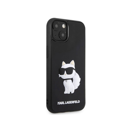 Karl Lagerfeld 3D Rubber NFT Choupette - Etui iPhone 14 Plus (Czarny) (KLHCP14M3DRKHNK)