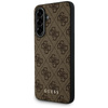 Guess 4G Metal Gold Logo - Etui do Samsung Galaxy A36 5G (brązowy) (GUHCSA36G4GFBR)