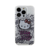 Hello Kitty IML Kitty On Bricks Graffiti - Etui iPhone 14 Pro Max (biały) (HKHCP14XHDGPHT)