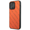 Karl Lagerfeld Perforated Allover - Etui iPhone 13 Pro Max (pomarańczowy) (KLHCP13XPTLO)