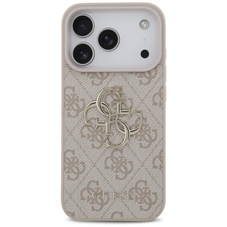 Guess 4G Big Logo - Etui iPhone 17 Pro (różowy) (GUHCP17L4GMGPI)