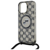 Karl Lagerfeld IML Crossbody Monogram Karl & Choupette Head MagSafe - Etui iPhone 16 Pro Max (czarny) (KLHMP16XHCKCKLCK)