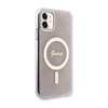 Guess 4G MagSafe - Etui iPhone 11 (Różowy) (GUHMN61H4STP)