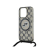 Karl Lagerfeld IML Crossbody Monogram Karl & Choupette Head MagSafe - Etui iPhone 15 Pro Max (czarny) (KLHMP15XHCKCKLCK)