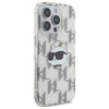 Karl Lagerfeld IML Choupette Head Electroplated - Etui iPhone 16 Pro (przezroczysty) (KLHCP16LHKLPCHT)