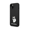 Karl Lagerfeld Silicone NFT Choupette - Etui iPhone 14 Plus (czarny) (KLHCP14MSNCHBCK)