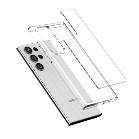 Crong Crystal Shield Cover - Etui Samsung Galaxy S23 Ultra (przezroczysty) (CRG-CSHC-SGS23U-TRS)