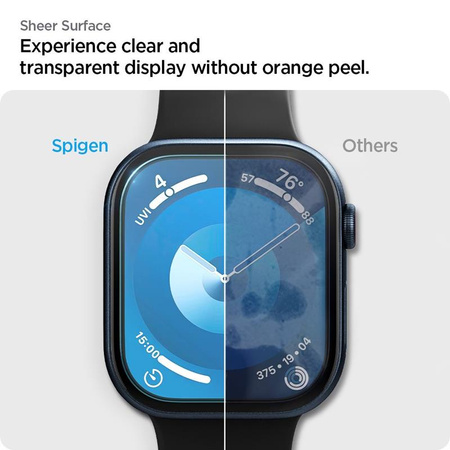 Spigen Elite Shield EZ Fit 2-Pack - Szkło hybrydowe do Apple Watch 10 42 mm (Przezroczysty) (AFL08580)