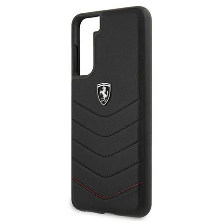 Ferrari Off Track Quilted - Etui Samsung Galaxy S21 (black) (FEHQUHCS21SBK)