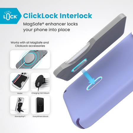Speck Presidio2 Pro ClickLock & MagSafe - Etui iPhone 16 Pro Max (Future Lavender / Cassis Purple / White) (150724-3251)