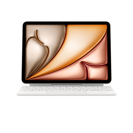 Apple Klawiatura Magic Keyboard do iPada Air 13 cali (M3) – angielski (międzynarodowy) - biała (MDFW4Z/A)
