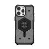 UAG Pathfinder Clear Magsafe Bundle - obudowa ochronna do iPhone 16 Pro Max kompatybilna z MagSafe oraz podstawka Magnetic Ring Stand popiół/czarny (1144651BV02)