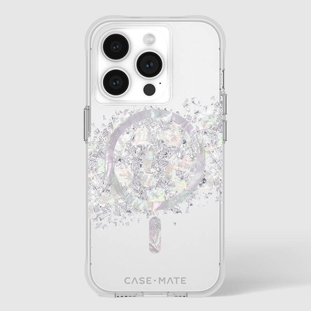 Case-Mate Karat MagSafe - Etui iPhone 15 Pro zdobione masą perłową (A Touch of Pearl) (CM051478)