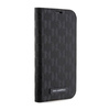 Karl Lagerfeld Booktype Saffiano Monogram - Etui iPhone 14 Pro Max (Czarny) (KLBKP14XSAKLHPK)