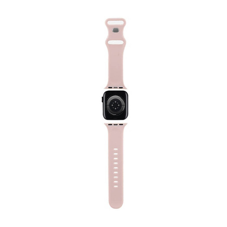 Hello Kitty Silicone Tags Graffiti - Pasek do Apple Watch 38/40/41 mm (różowy) (HKAWMSDGPTP)
