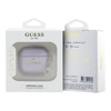 Guess Metallic Script Charm - Etui AirPods 4 (fioletowy) (GUA4PGMCSU)