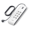 Belkin Listwa zasilająca przeciwprzepięciowa 900J, 8 gniazd Schuko, 2x USB-A, 2m (BSV804VF2M-V2)