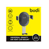 Budi - Uchwyt samochodowy grawitacyjny na kratkę, szerokość 57-83 mm (Czarny) (BD500C)