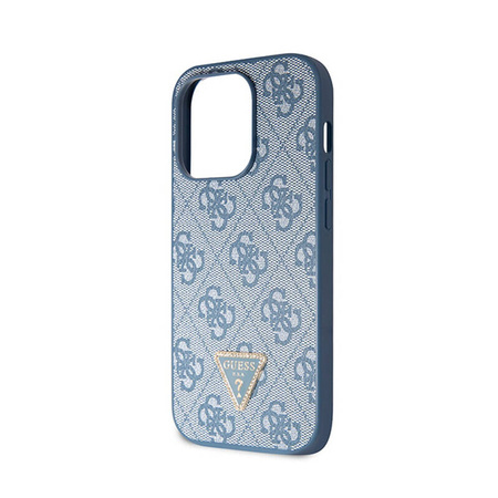 Guess Crossbody 4G Metal Logo - Etui iPhone 14 Pro (niebieski) (GUHCP14LP4TDSCPB)