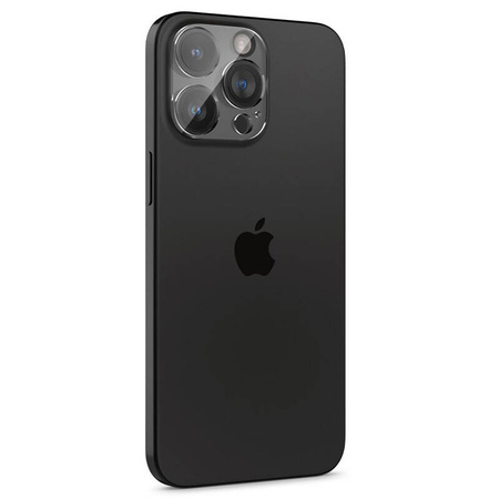 Spigen Optik.TR Camera Protector - Szkło ochronne na obiektyw do iPhone 15 Pro / 15 Pro Max / iPhone 14 Pro / 14 Pro Max (2 szt) (Przezroczysty) (AGL05761)