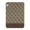 Guess 4G Stripe Allover - Etui iPad 10.9" (2022) (Brązowy) (GUFC11PS4SGW)