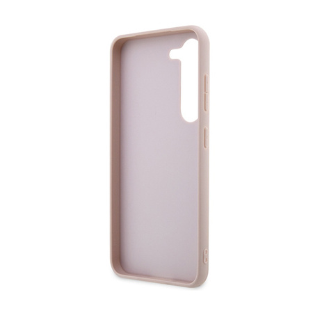 Guess 4G Big Metal Logo - Etui Samsung Galaxy A35 5G (różowy) (GUHCSA354GMGPI)