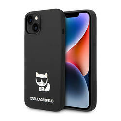 Karl Lagerfeld Choupette Body - Etui iPhone 14 Plus (czarny) (KLHCP14MSLCTBK)