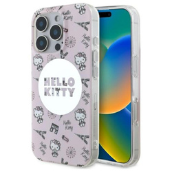 Hello Kitty IML All Over Paris MagSafe - Etui iPhone 16 Pro (różowy) (HKHMP16LHAOPP)