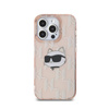 Karl Lagerfeld IML Choupette Head & Monogram - Etui iPhone 13 Pro (różowy) (KLHCP13LHKLPCHP)